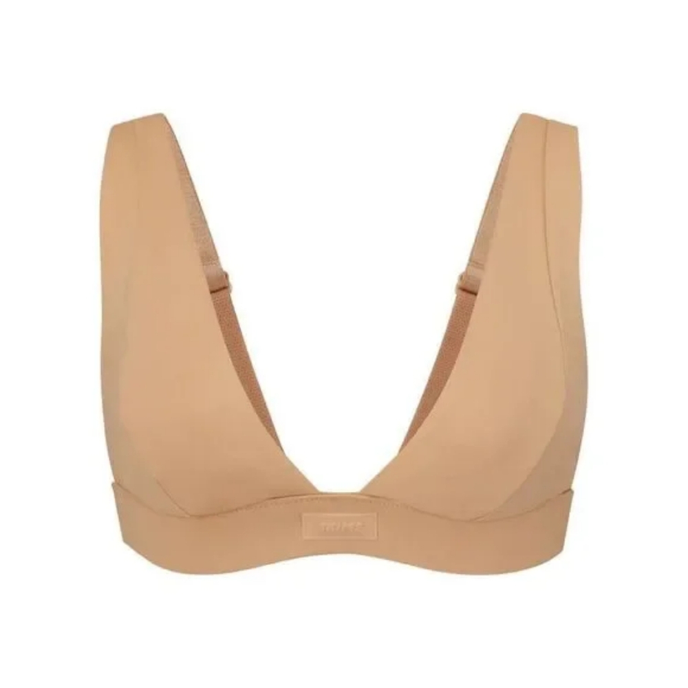 Skims Signature Swim Plunge Bikini Top